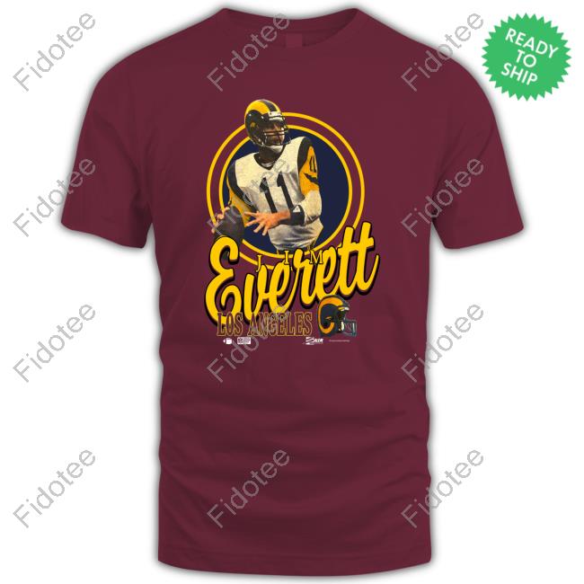 Vintage Los Angeles Rams Jim Everett Salem New Shirt Vintage Los Angeles Rams Jim Everett Salem New Shirt