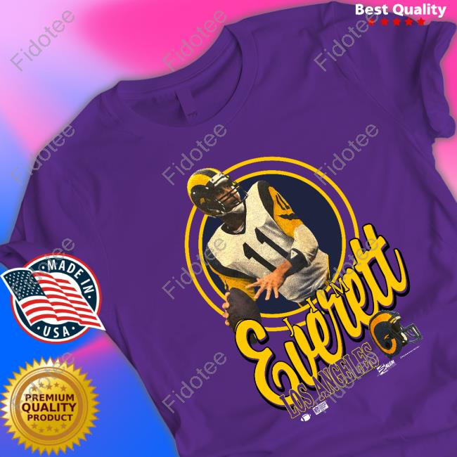 Vintage Los Angeles Rams Jim Everett Salem Long Sleeve