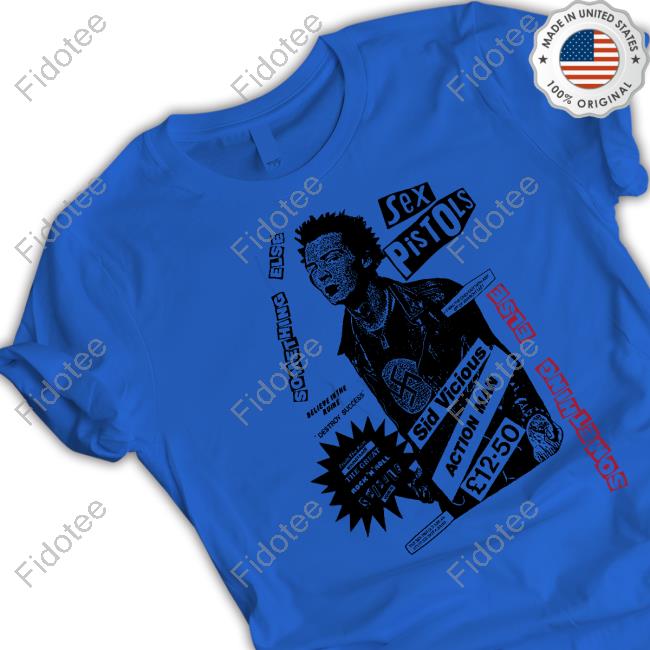 Sex Pistols Something Else Sid Vicious Action Man Tee Shirt