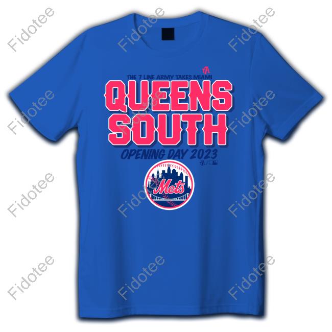Steve Cohen Queens South Opening Day 2023 New Shirt Shea Station Steve Cohen Queens South Opening Day 2023 New Shirt Shea Station