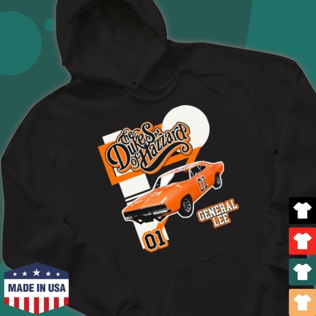 Retro Style General Lee Hazzard Racing Design Dukes Of Hazzard shirt