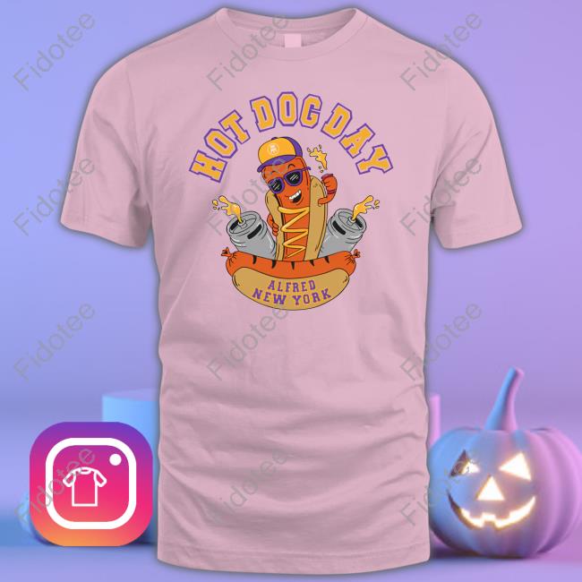 Hot Dog Day Alfred New York 2023 T-Shirt, Hoodie, Tank Top, Sweater And Long Sleeve T-Shirt