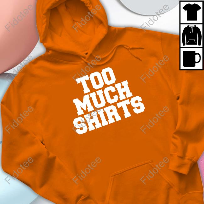 Podmeetsworld Too Many Shirts Tee Podmeetsworld Too Many Shirts Tee