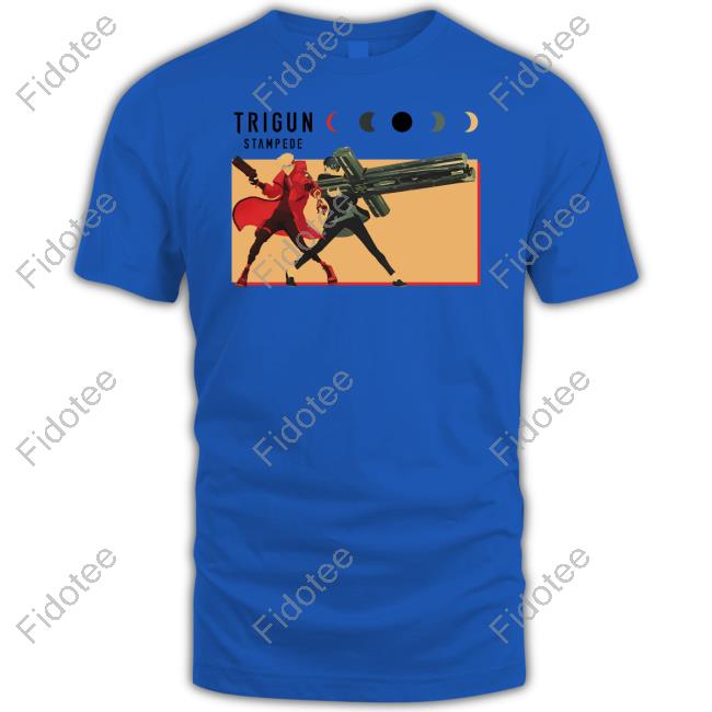 Official Trigun Stampede Duo T-Shirt Bigolas Dickolas Woifwood