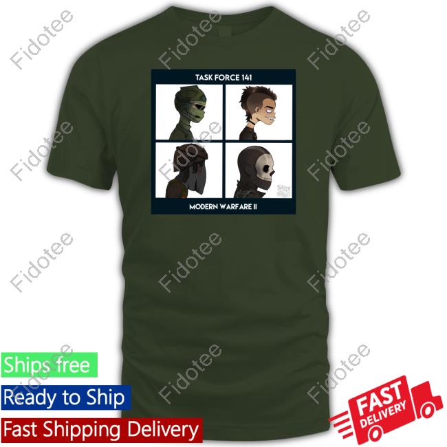 Deaf David Task Force 141 Modern Warfare Ii Tee Shirt