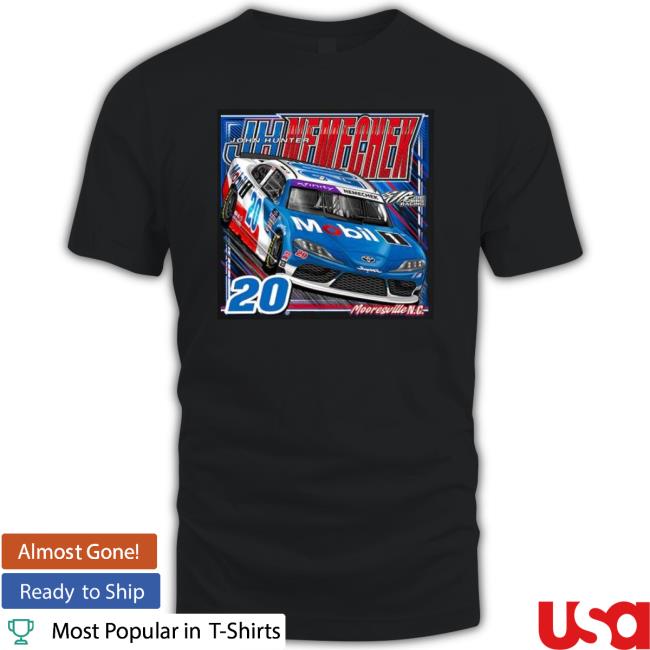 John Hunter Nemechek Joe Gibbs Racing Team Collection Mobil 1 Car shirt