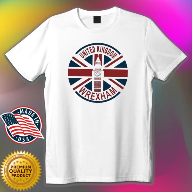 Wrexham United Kingdom Uk Union Jack British Flag Shirt