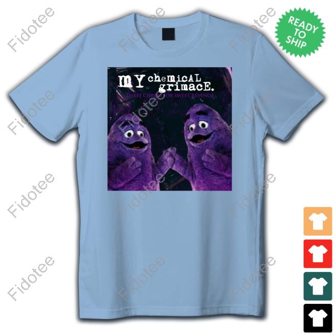 D0cshartens My Chemical Grimace Three Cheers For Sweet Revenge Shirt, T Shirt, Hoodie, Sweater, Long Sleeve T-Shirt And Tank Top D0cshartens My Chemical Grimace Three Cheers For Sweet Revenge Shirt, T Shirt, Hoodie, Sweater, Long Sleeve T-Shirt And Tank Top