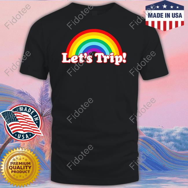 Let's Trip Rainbow Tee Shirt Sturniolo Triplets Let's Trip Rainbow Tee Shirt Sturniolo Triplets