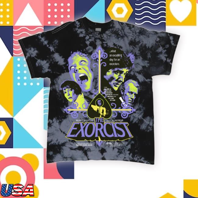 Official The Exorcist Tiedye Long Sleeve Shirt Official The Exorcist Tiedye Long Sleeve Shirt