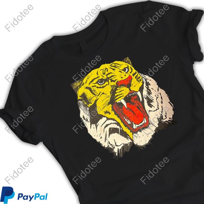 Saycheesedgtl Torrei Hart Wearing Hudson Tigers Head Long Sleeved T-Shirt Saycheesedgtl Torrei Hart Wearing Hudson Tigers Head Long Sleeved T-Shirt