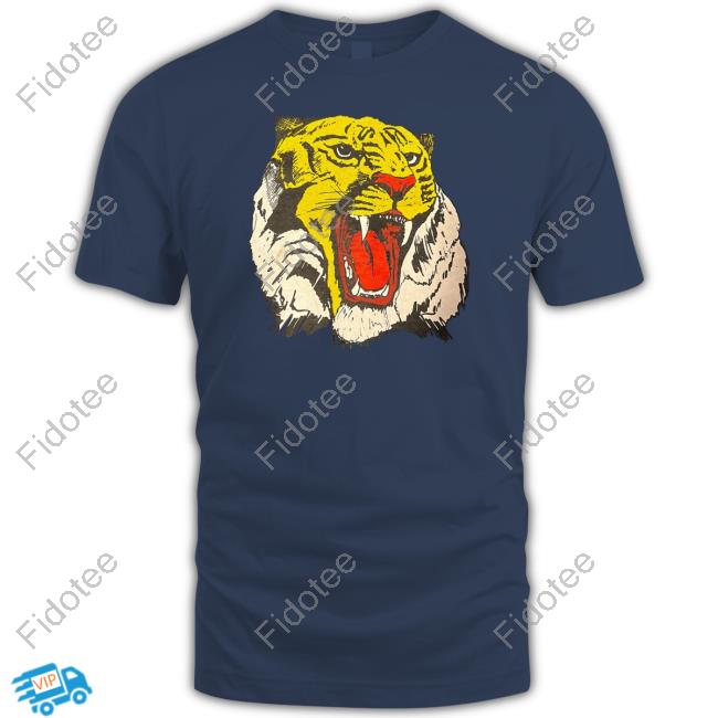 Saycheesedgtl Torrei Hart Wearing Hudson Tigers Head Long Sleeved T-Shirt Saycheesedgtl Torrei Hart Wearing Hudson Tigers Head Long Sleeved T-Shirt