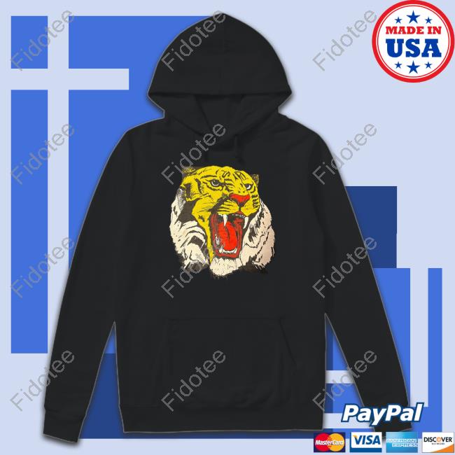 Saycheesedgtl Torrei Hart Wearing Hudson Tigers Head Long Sleeved T-Shirt Saycheesedgtl Torrei Hart Wearing Hudson Tigers Head Long Sleeved T-Shirt