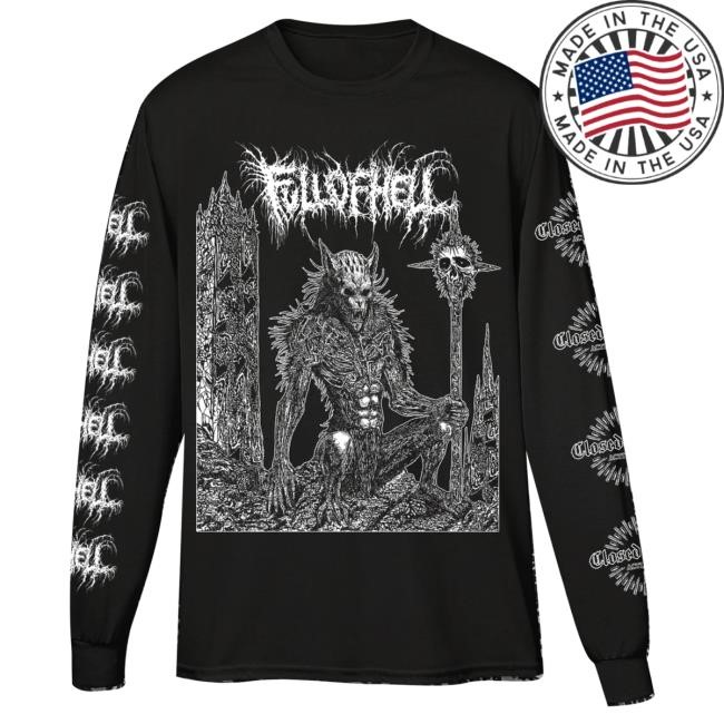 Holy Mountain Printing Store Full Of Hell Wolf Man Sweater Holy Mountain Printing Store Full Of Hell Wolf Man Sweater