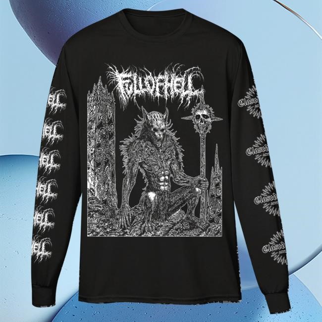 Holy Mountain Printing Store Full Of Hell Wolf Man Sweater Holy Mountain Printing Store Full Of Hell Wolf Man Sweater