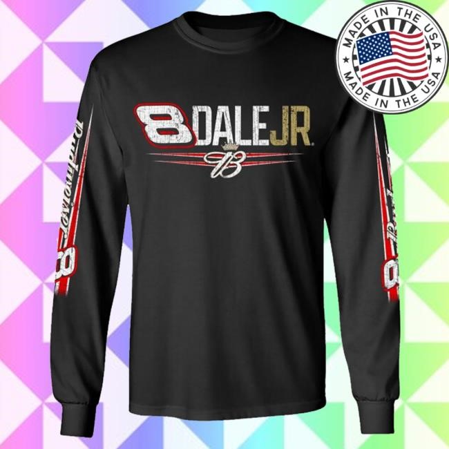Official Shopjrnation Merch Dale Earnhardt Jr #8 Budweiser Long Sleeve Tee Shirt Official Shopjrnation Merch Dale Earnhardt Jr #8 Budweiser Long Sleeve Tee Shirt