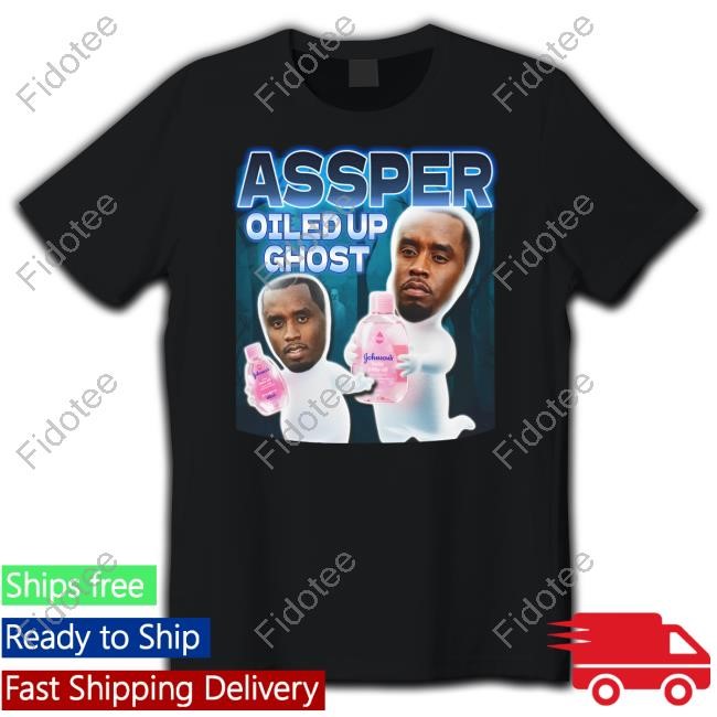 Assper Oiled Up Ghost Tee Shirt Shop Trendfits Assper Casper Diddy Ghost