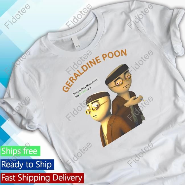 Scheduleshirts Geraldine Poon Shirt