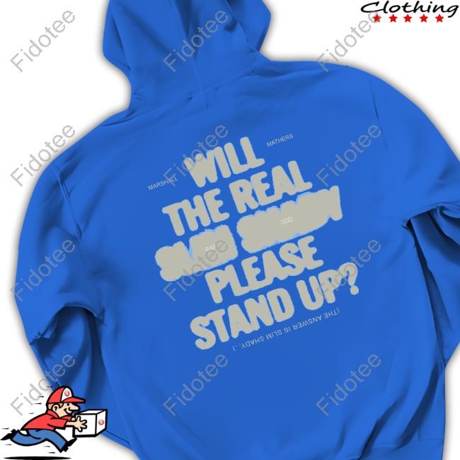 Eminem The Answer Is Will The Real Rap God Please Stand Up Tee